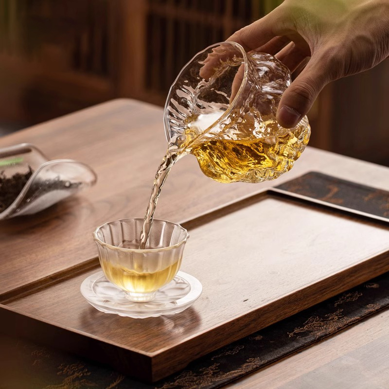 品一恒高硼硅玻璃公道杯：透明茶海的优雅艺术，耐热高档的滤茶神器！