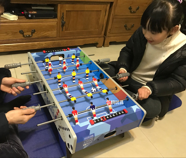 8杆桌上足球桌！亲子娱乐神器，孩子爱玩家长也上头！顺丰包邮超值入手