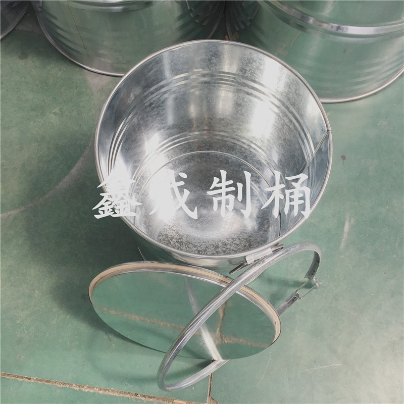全新75/50/25/20L大敞开口铁桶：固废垃圾存储与消防安全的完美解决方案！