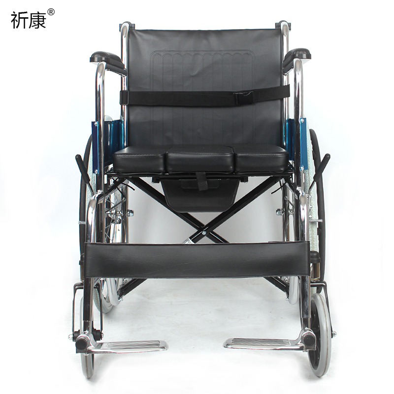 祈康手动轮椅：老人代步神器，轻便折叠，让出行不再难！