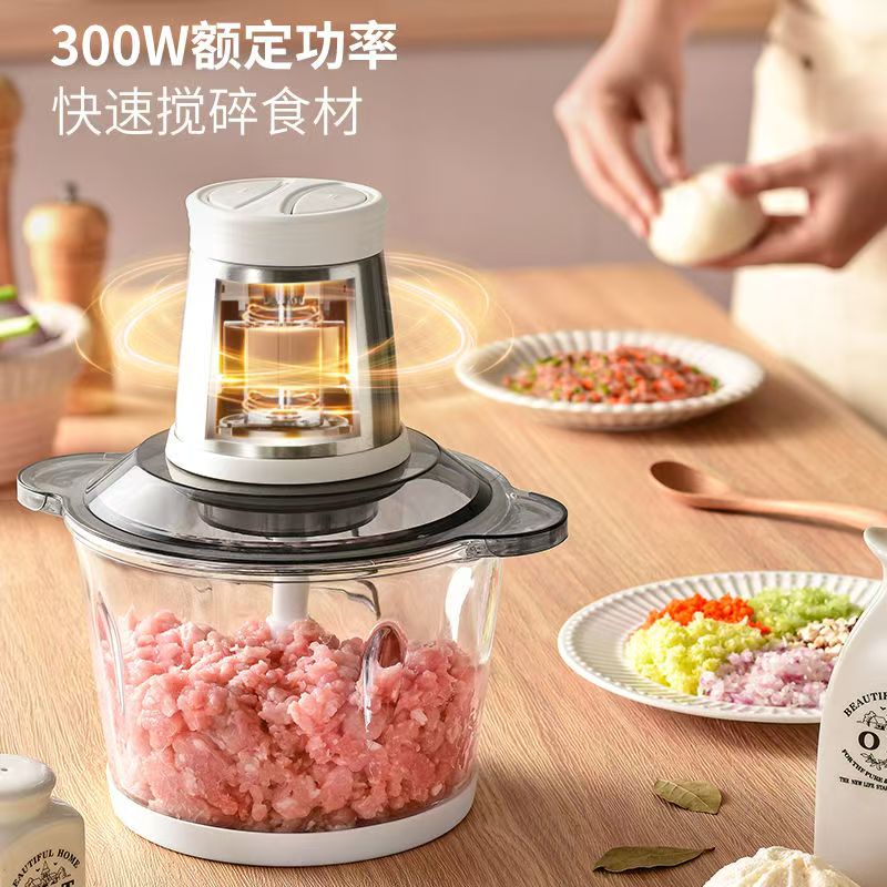 绞肉机大揭秘：商用大功率小型多功能电动不锈钢碎肉绞馅全自动肉馅打肉机，美食界的秘密武器！