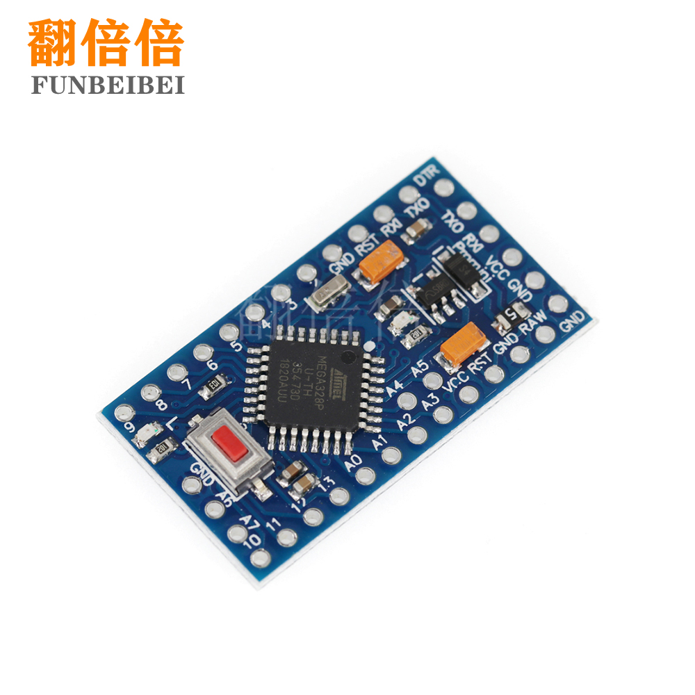 promini改进版ATMEGA328P5V/16M：玩转积木互动媒体，创意无限！