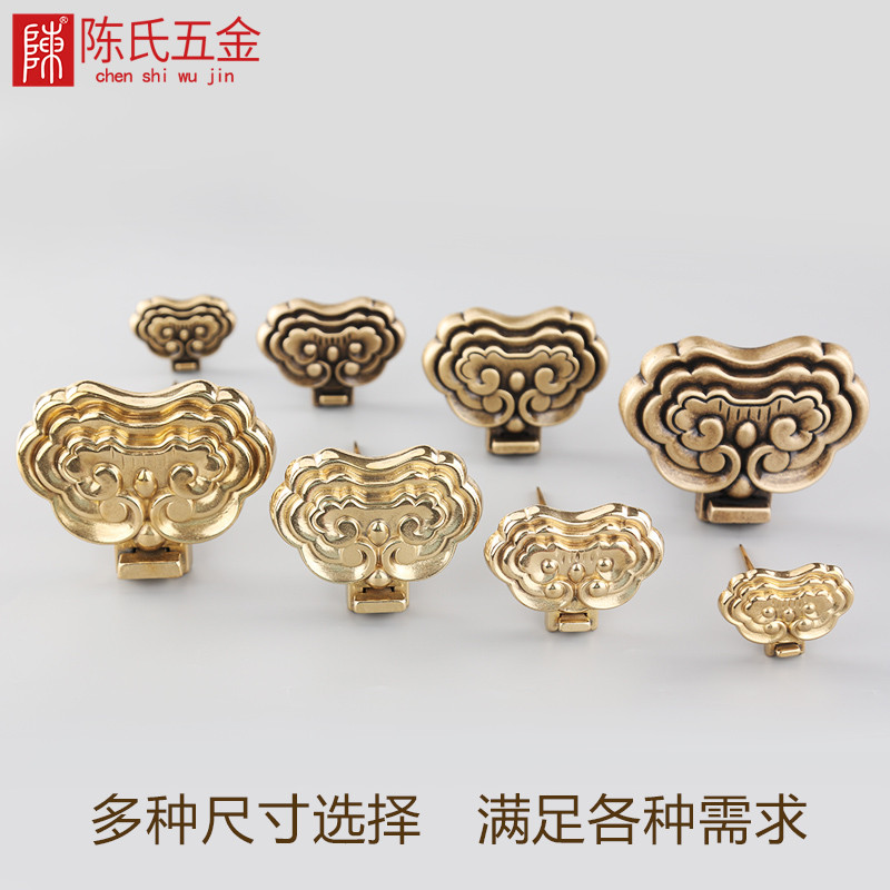 牌匾托架：黄铜匾托中式仿古国画字画框，装点你的复古情怀！