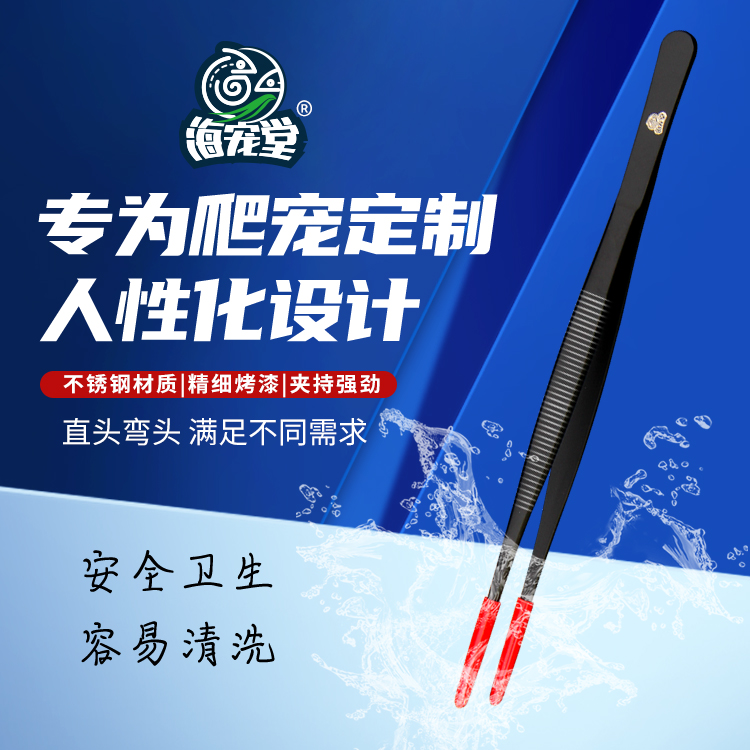 宠物喂食神器大揭秘！爬宠乌龟角蛙喂食镊子硅胶保护套，养宠必备