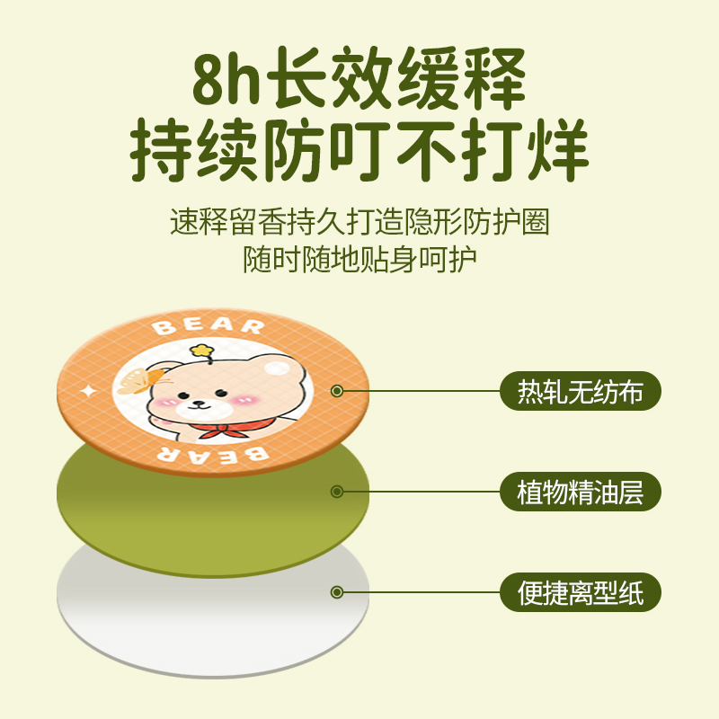 葵花植物精油贴，宝宝户外防滋扰神器，宝妈必备良品！