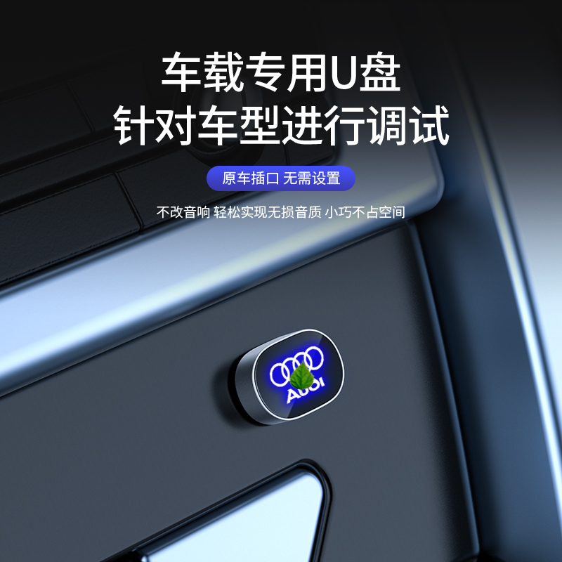 奥迪A4/A6/LA5/Q5/Q3/A8车主必看：如何挑选完美适配的无损高音质U盘？