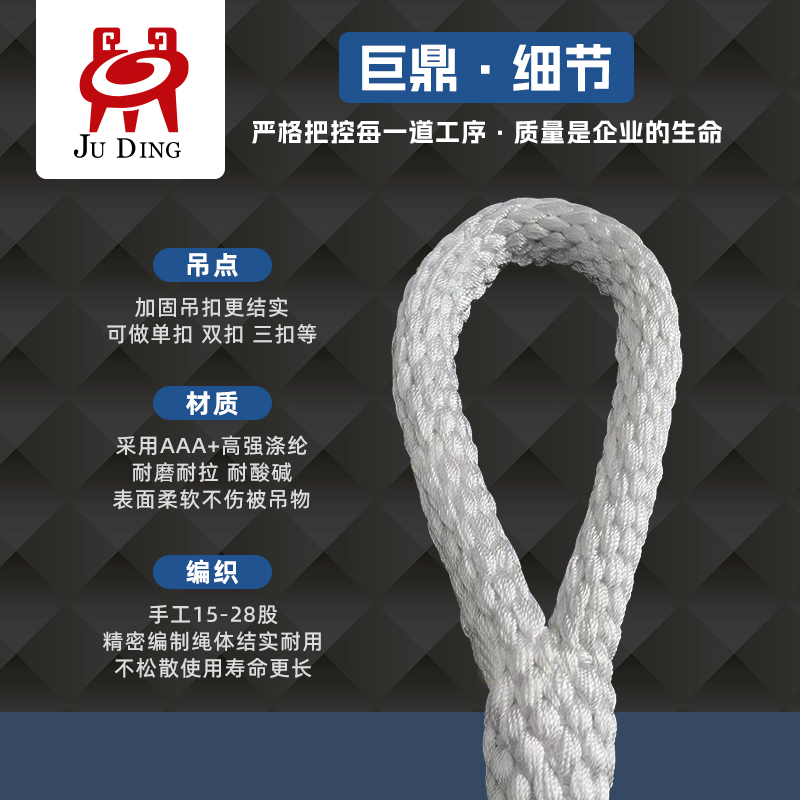 国标两头扣尼龙吊绳：工业吊装的全能王者，你知道怎么选吗？