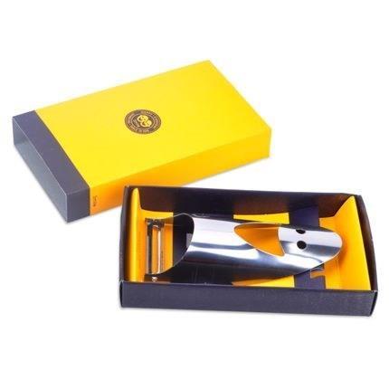 创意不锈钢笑脸瓜果削皮器，让你的厨房生活充满乐趣！