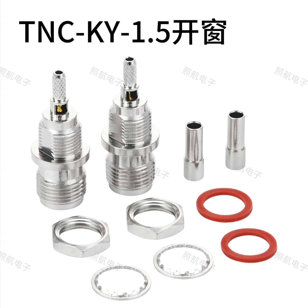 全铜TNC-50KY TNCKY母座焊板型：专业焊接的信号传输神器