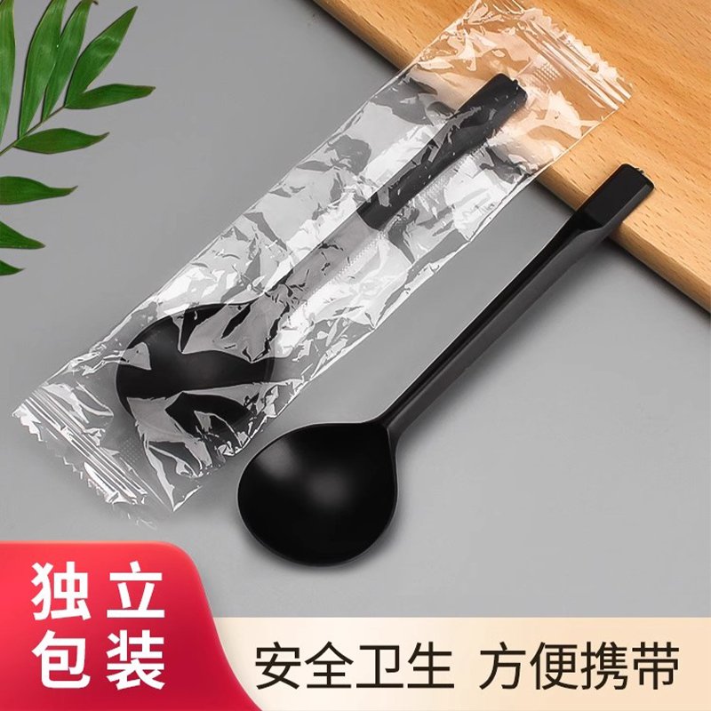 1000支包邮！一次性冰粉勺子，甜品界的“黑骑士”来袭！