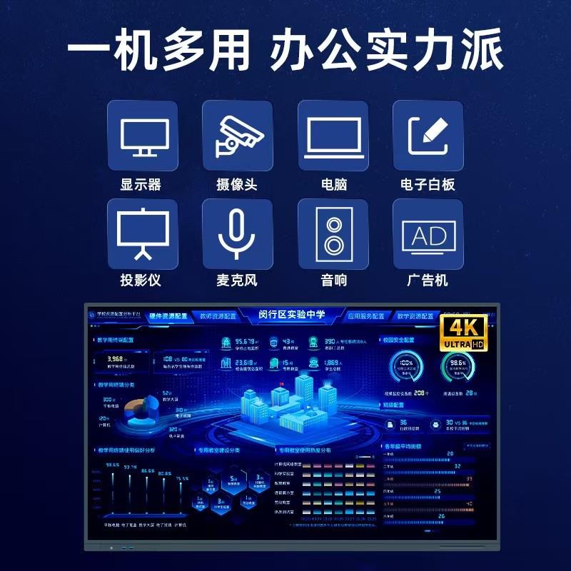 LG 4K屏幕教学会议平板：开启智慧教育新纪元，100寸触控体验如何改变课堂?