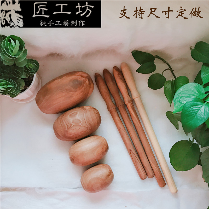 走锤擀面杖：实木家用滚轴，解锁面食制作新境界！