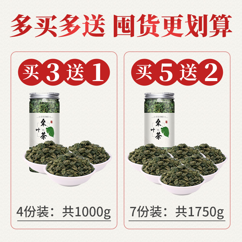同芙桑叶茶250g：正宗霜后代用茶，嫩桑叶的养生秘密大揭秘！