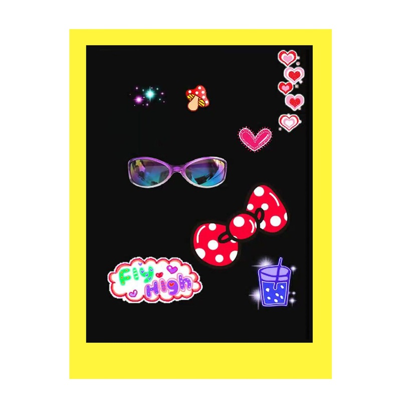 复古大头贴机器：韩式四格黑白大头贴，扫码支付新体验！✨