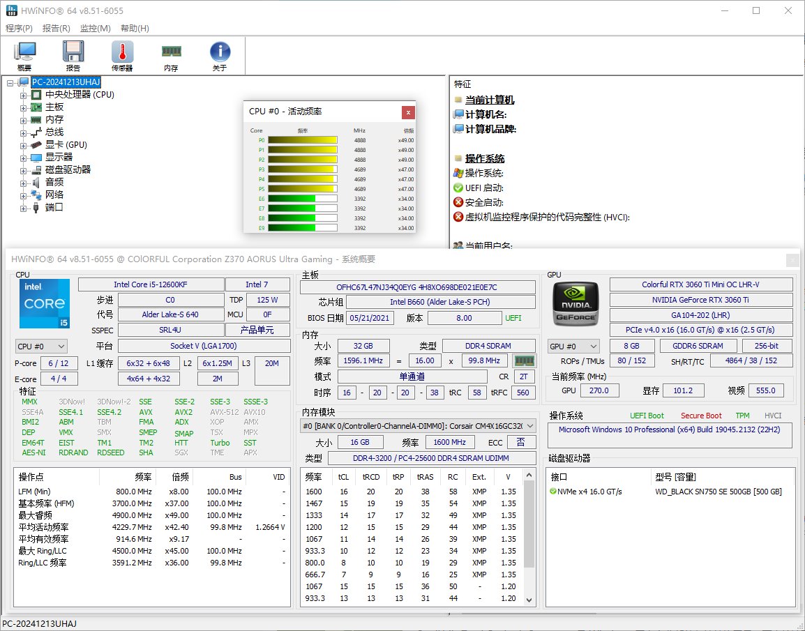 HWiNFO(系统信息检测工具) v8.51.6045 多语便携版