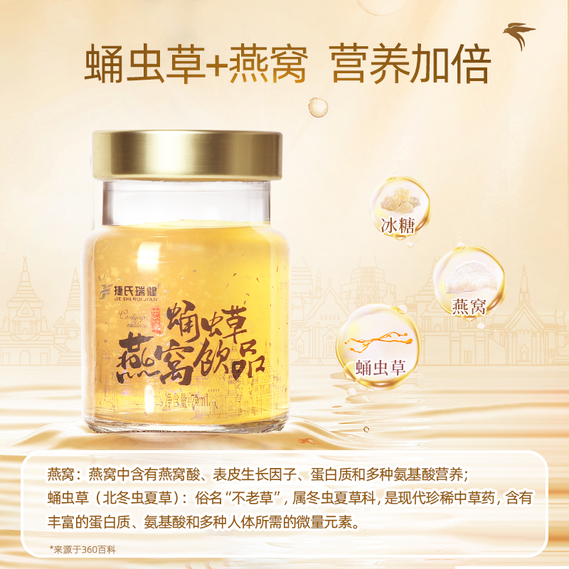 蛹虫草燕窝饮品礼盒：给家人的健康礼物，滋补养颜的秘密武器！