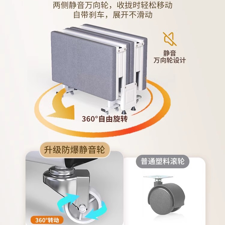 折叠床单人便携床：小空间大享受，午睡也能变成小确幸！️