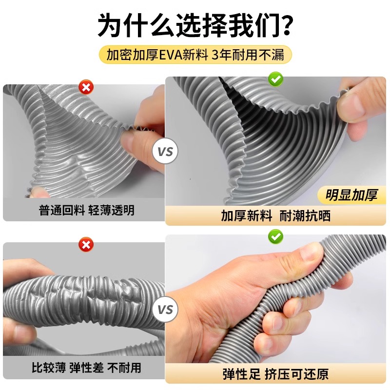 洗衣机排水管必入！加厚防漏超耐用，这波不买真的亏大了！