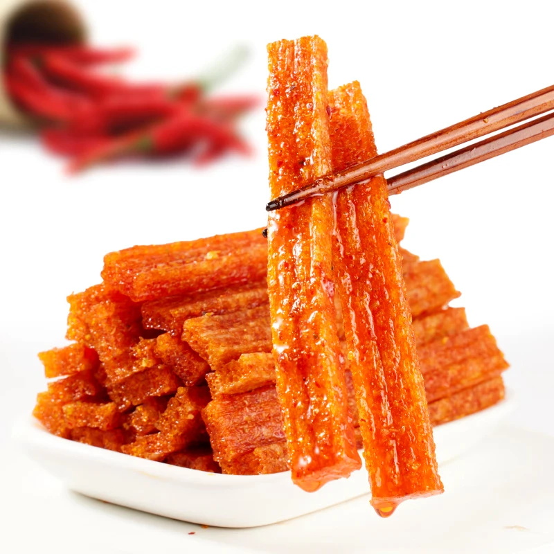 金磨坊大面筋椒香鸡肉味：辣到飞起，香到骨子里的零食新宠！