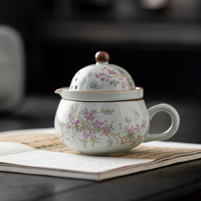 企鹅创意泡茶壶，户外旅行茶具新宠！