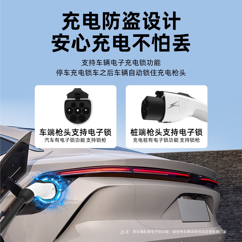 哒哒大师充电桩延长线7kw交流充3米32A公母头转接加长国标纯铜线：电动车充电无忧，安全便捷新选择！