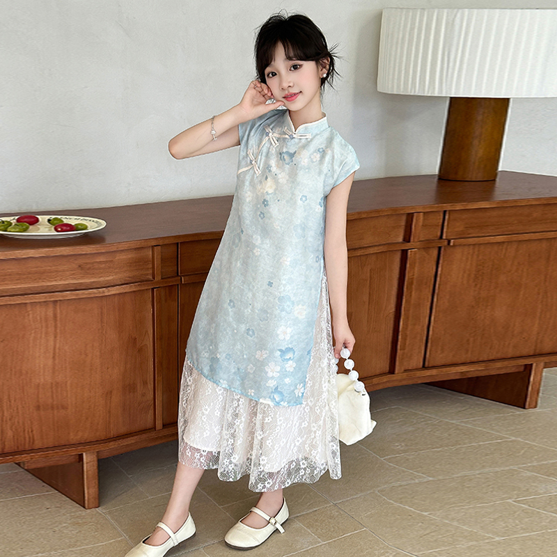 2025女童旗袍裙太美了！中国风夏装必入，可爱到爆哭