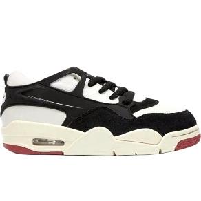 蛋蛋体育Air Jordan 4 RM 联名AJ4 黑色低帮复古篮球鞋，潮流与经典的完美碰撞！✨