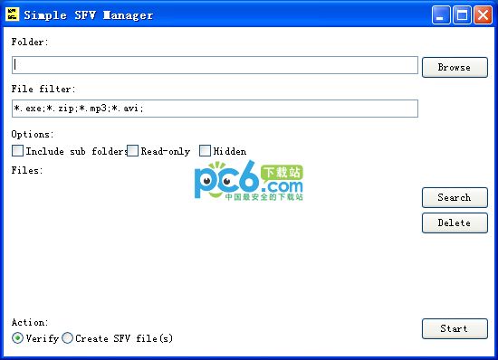 SFV文件管理(Simple SFV Manager)0.9.1.1 免费版