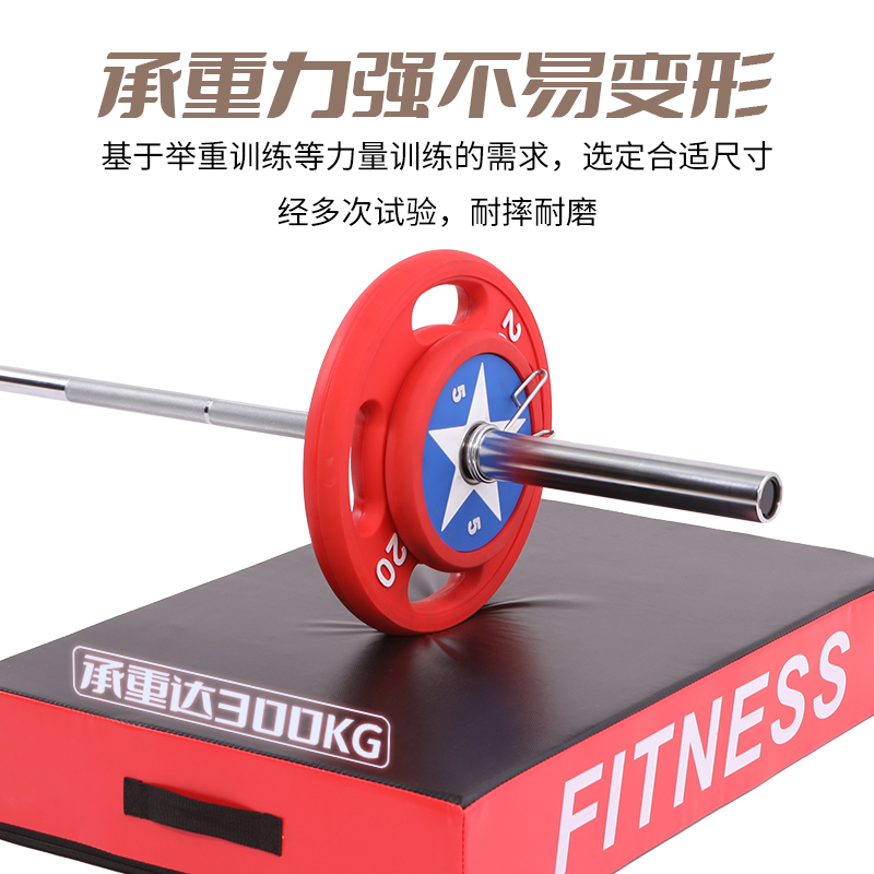 杠铃缓冲垫：健身房硬拉举重台消音减震垫子哑铃垫力量器械隔音地垫，打造静音健身体验的秘密武器！