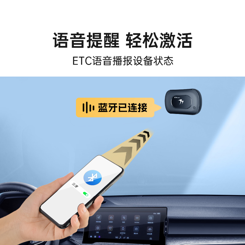 2025款智能无卡高速ETC：语音播报，95折优惠，全国高速畅行无忧！