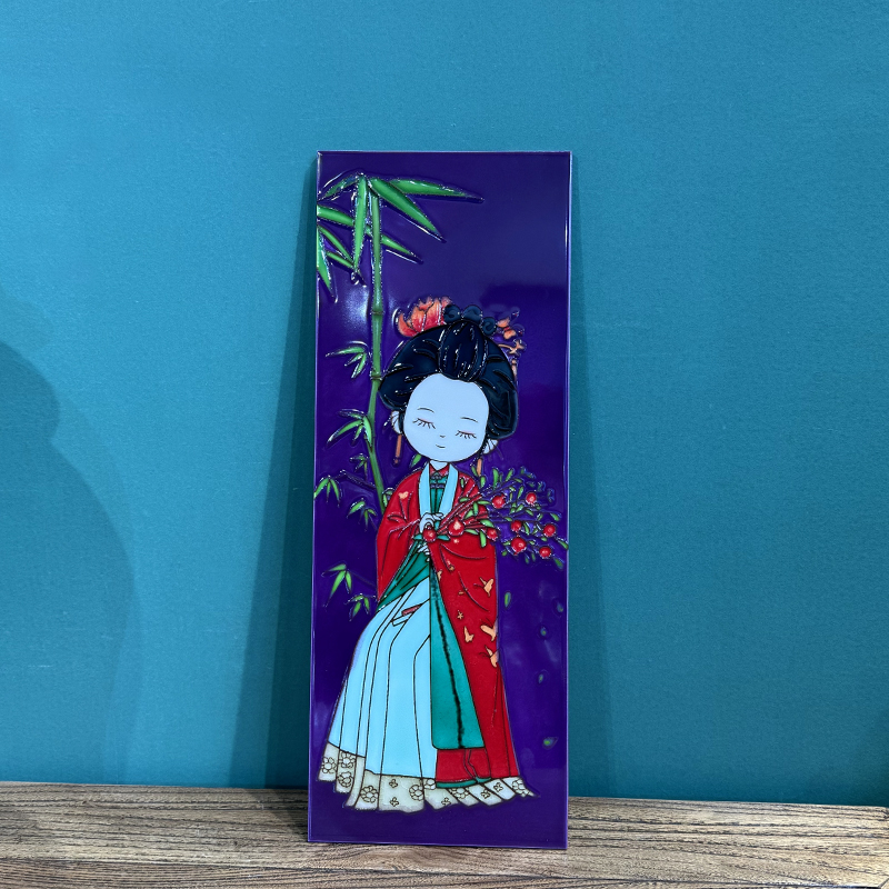 中古风浮雕瓷板画：小众设计里的高级感礼物，打造家居艺术氛围
