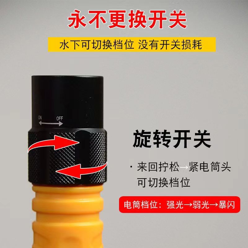 金三赢Q1迷你强光潜水手电筒：户外探险必备神器，点亮黑夜的光！
