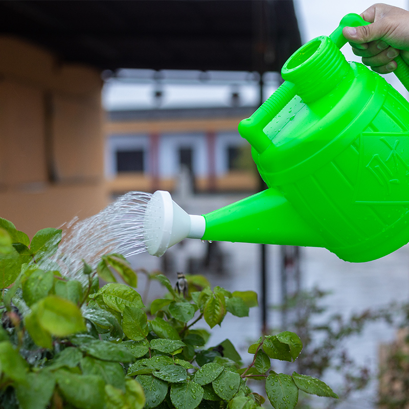 浇水壶长嘴浇花4L大容量家用塑料加厚洒水壶园艺工具休闲绿植盆栽，养花达人的必备神器！