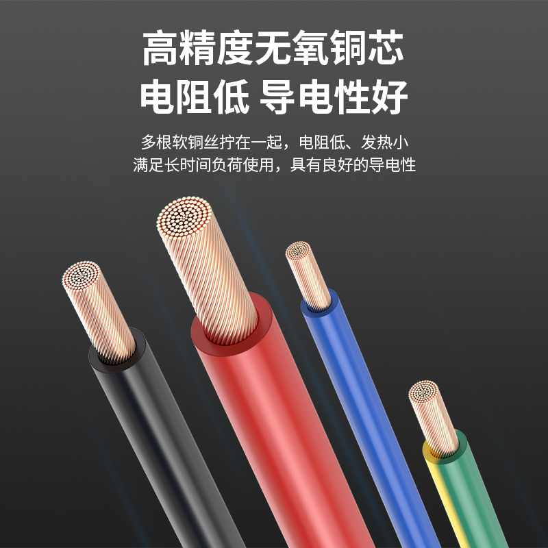纯铜国标RV0.3 0.5 0.75平方电子线：电工必备神器，如何挑选最合适的电线？