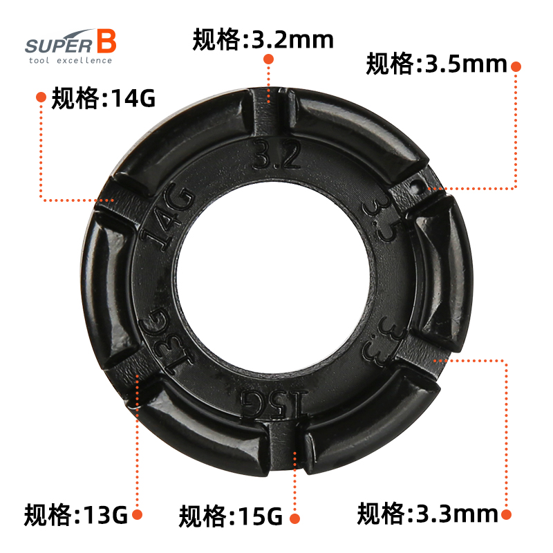ParkTool SW-012357.29101112131414.516.3171819402辐条扳手：自行车轮组调校的秘密武器！