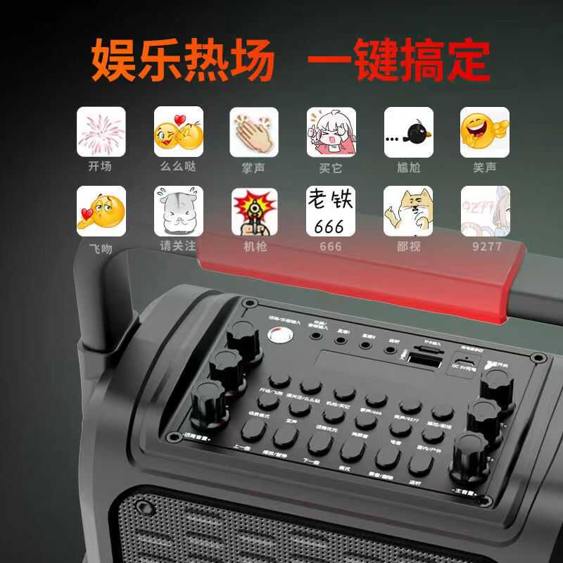 新科D65：户外广场舞音响王者，长续航蓝牙音箱，户外K歌家用必备神器！