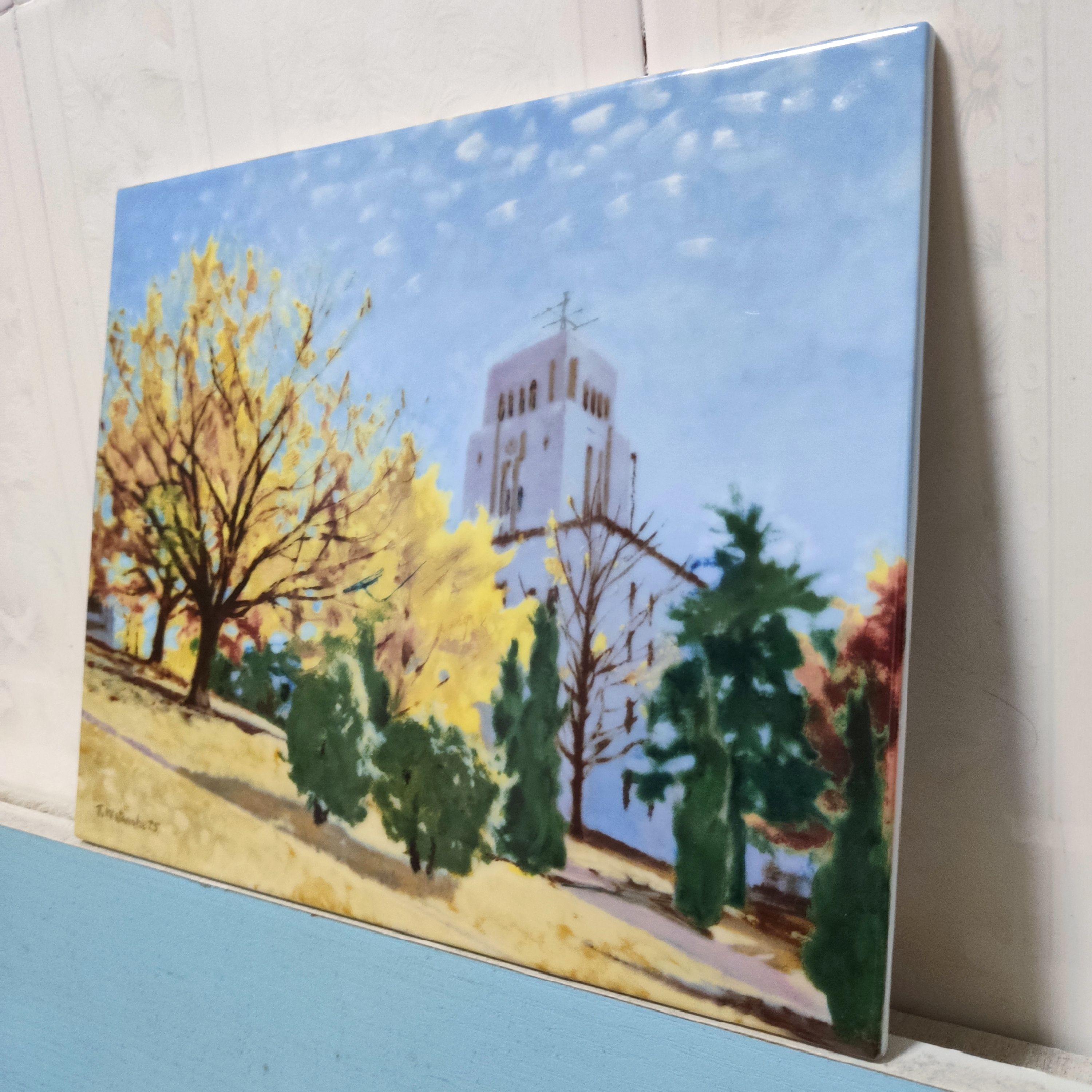 日本Noritake则武瓷板画：象牙瓷挂画的美学之旅，二手精品不容错过！
