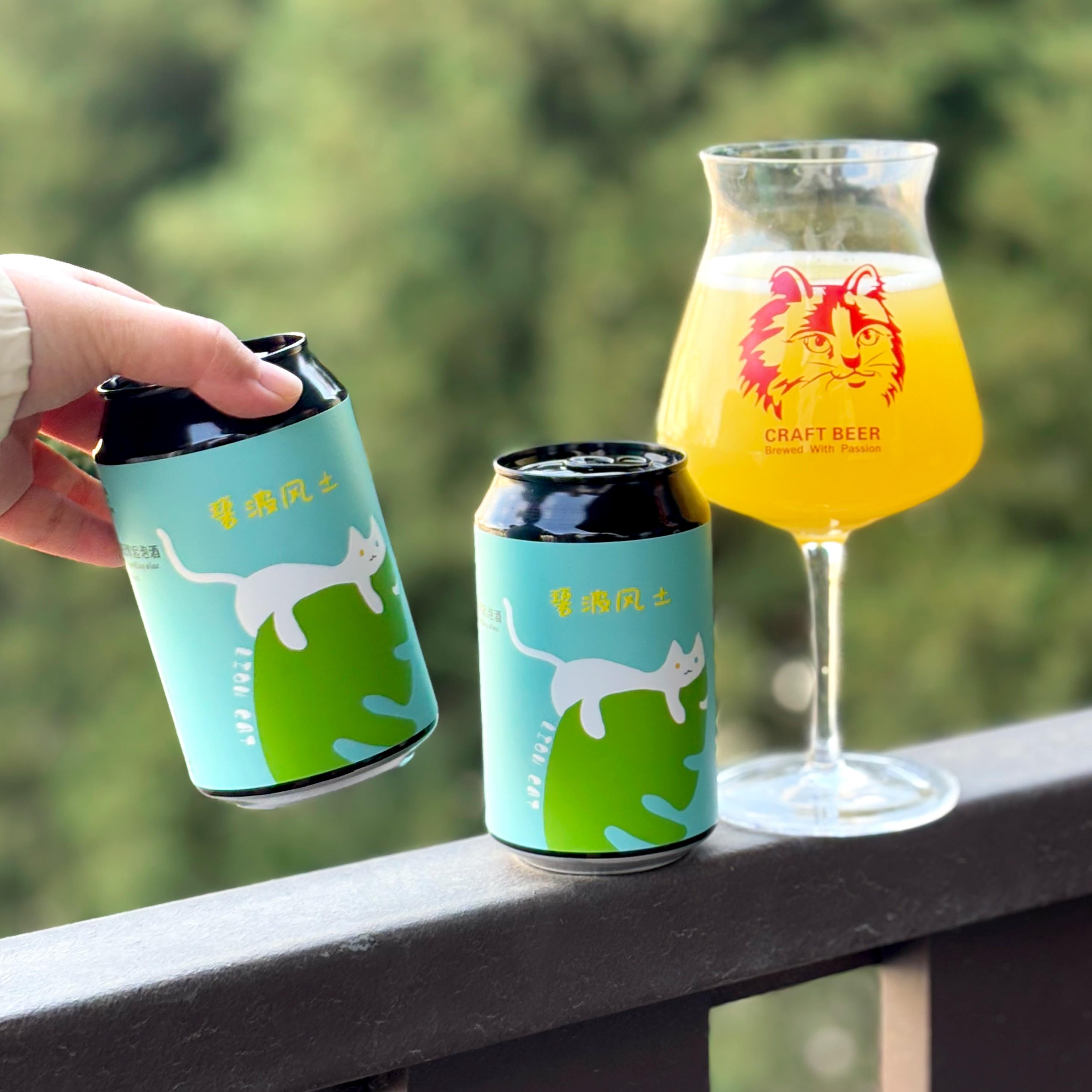 狮猫精酿一大苹苹果无醇起泡酒：清新果香，畅饮新体验！