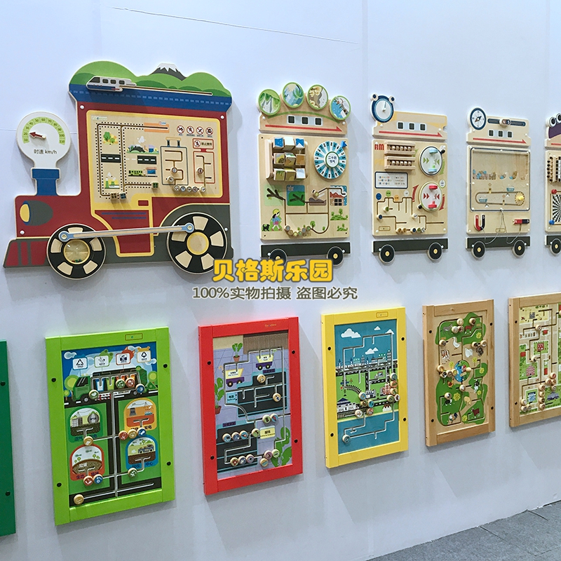 墙壁玩具：幼儿园走廊的魔法墙，让孩子在游戏中学习成长！