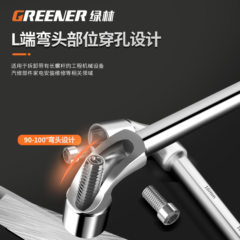 轮胎双头套筒货车轮胎扳手：拆卸螺帽的终极神器，30-32-33尺寸全搞定！