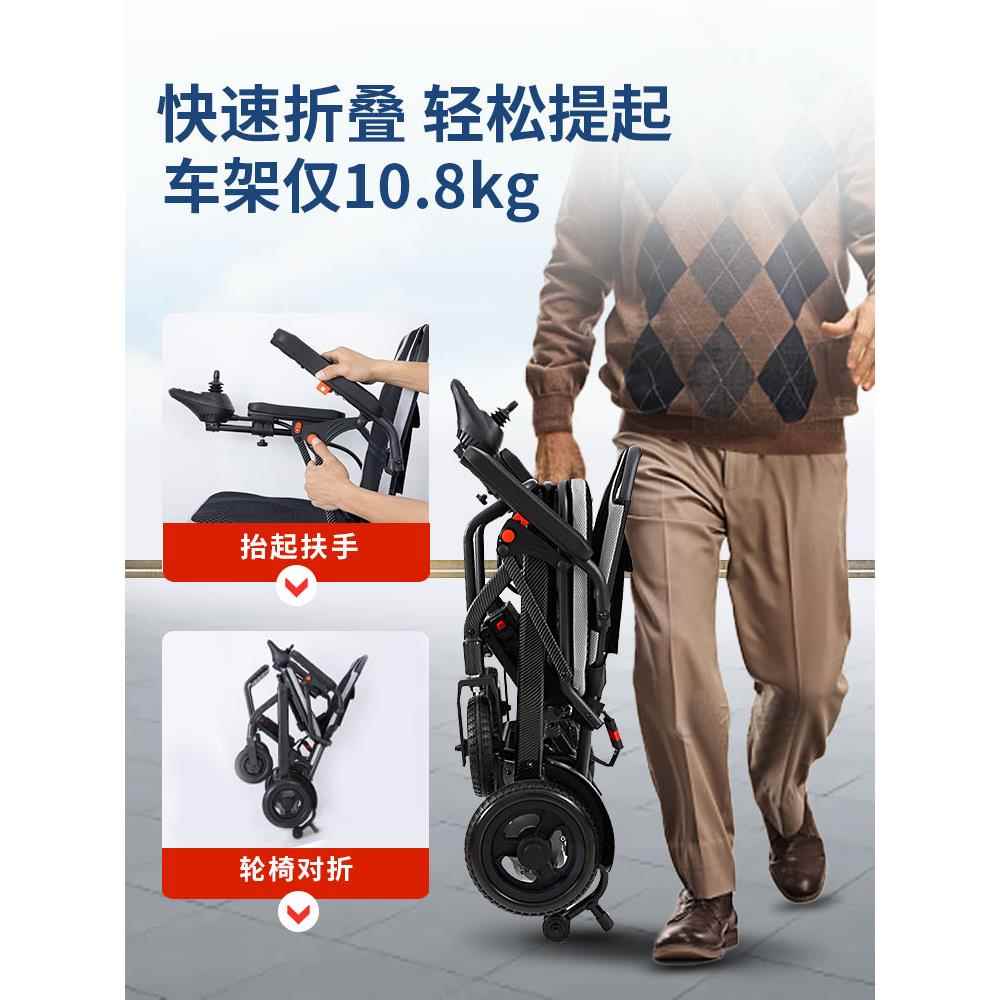 爆款电动轮椅：轻便智能，让行动自由不再受限！