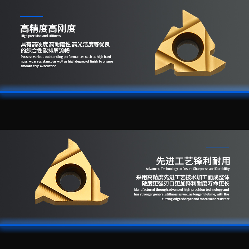 数控螺纹刀片内外螺纹车刀粒，专业级切削利器，让加工更高效！️