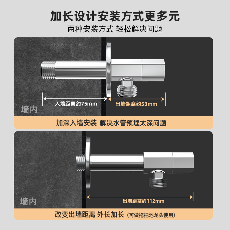 潜水艇加长角阀，冷热水阀门开关新宠，如何选择？