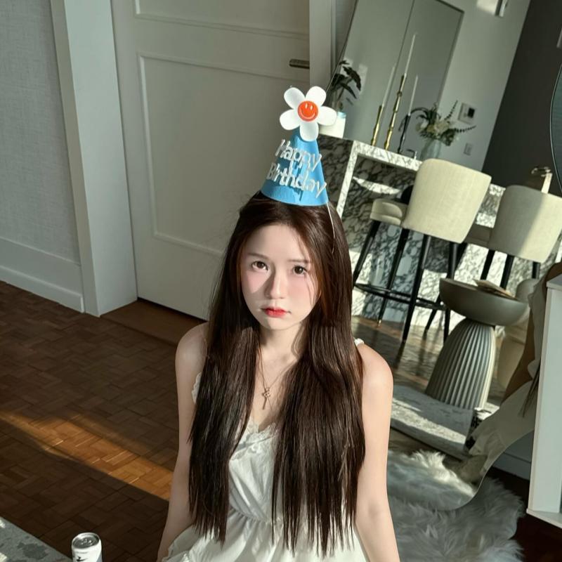韩国ins网红生日双层蛋糕发箍头箍，萌娃拍照神器，仙女范儿up up！
