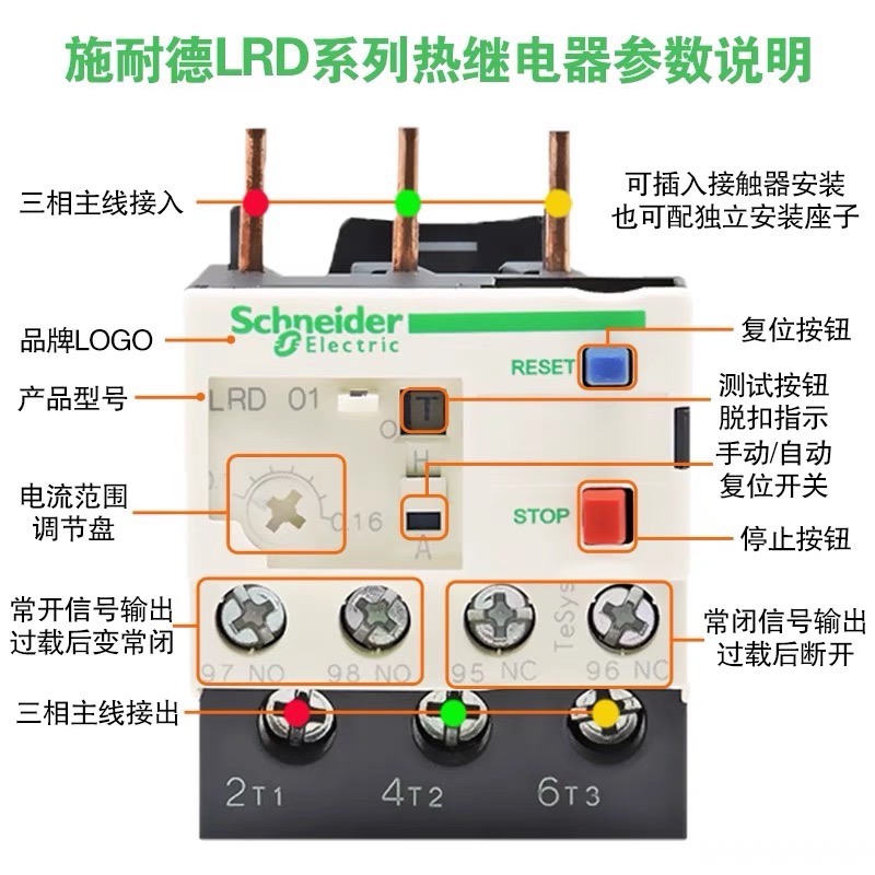 LRD07C系列热过载继电器：工业设备安全守护神！
