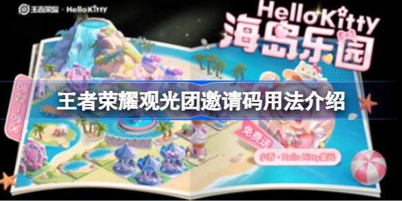 王者荣耀观光团邀请码用法介绍 王者荣耀观光团邀请码怎么用