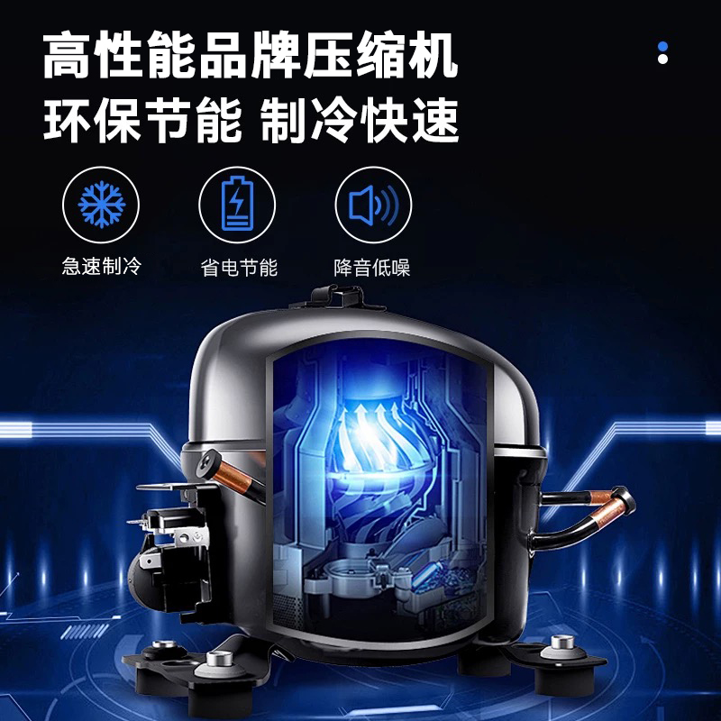 2025新款车载冰箱：冷冻车家两用，12V/24V通用，大货车专用小冰箱，解锁户外新体验！