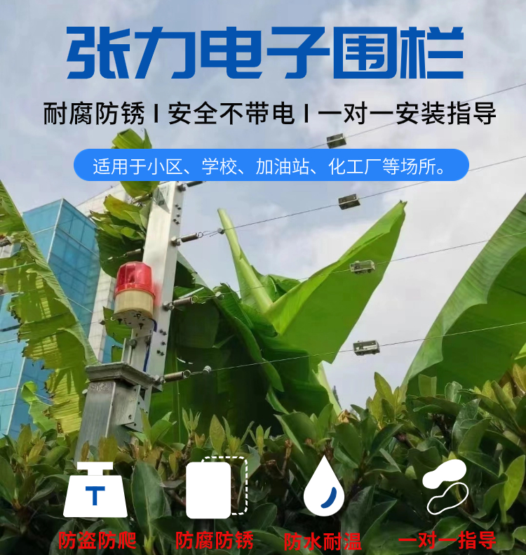 张力电子围栏：304不锈钢线合金线系统，厂家直销的秘密武器！