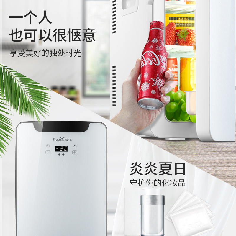 1995新飞20L车载迷你小冰箱：宿舍租房必备神器，单人使用也能享受清凉生活！