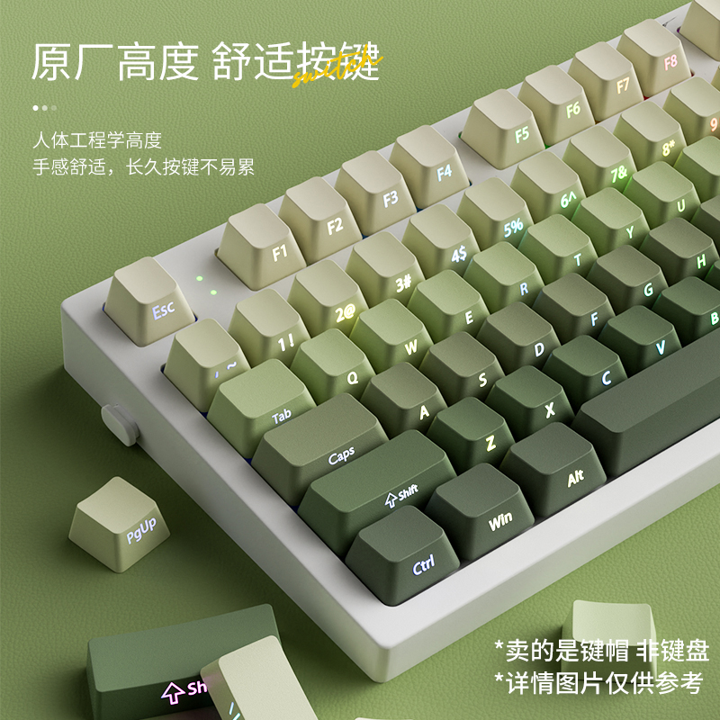 赛博朋克边缘行者侧刻原厂高度客制化PBT动漫美加狮二次元键帽：键盘美学新高度，你值得拥有！